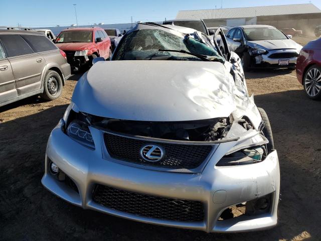 JTHBP262885002276 - 2008 LEXUS IS-F SILVER photo 5