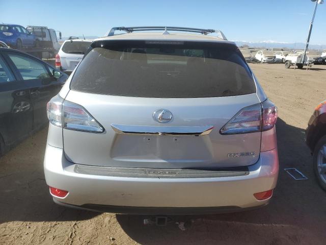 2T2BK1BA8CC134050 - 2012 LEXUS RX 350 SILVER photo 6