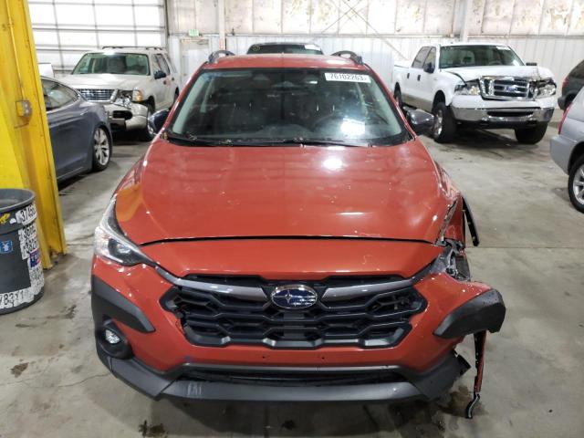 JF2GUADC4RH250760 - 2024 SUBARU CROSSTREK PREMIUM ORANGE photo 5