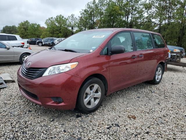 5TDKA3DC6CS015857 - 2012 TOYOTA SIENNA BASE BLACK photo 1