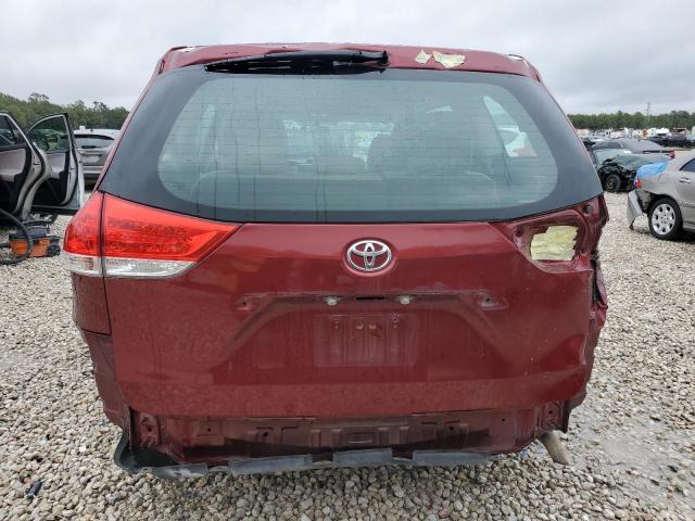 5TDKA3DC6CS015857 - 2012 TOYOTA SIENNA BASE BLACK photo 6