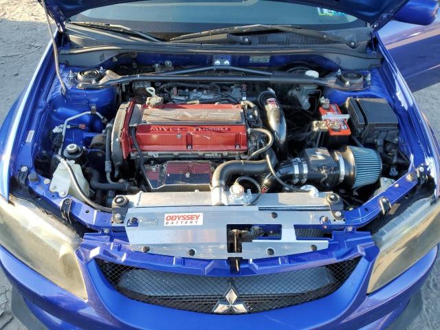 JA3AH86C86U009168 - 2006 MITSUBISHI LANCER EVOLUTION BLUE photo 11