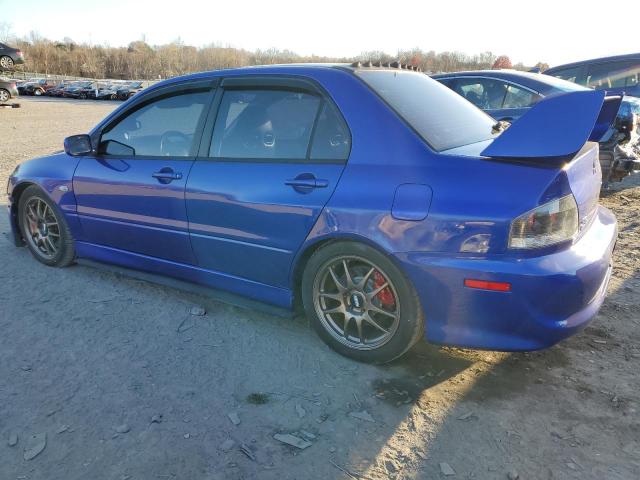 JA3AH86C86U009168 - 2006 MITSUBISHI LANCER EVOLUTION BLUE photo 2