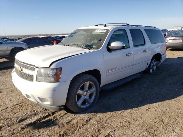 1GNSKKE76CR126794 - 2012 CHEVROLET SUBURBAN K1500 LTZ WHITE photo 1