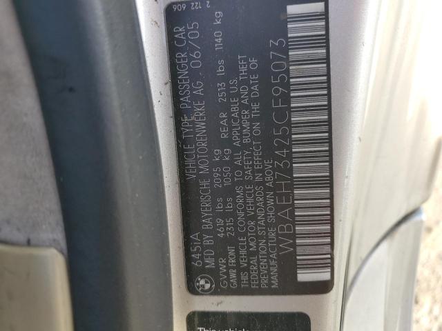 WBAEH73425CF95073 - 2005 BMW 645 CI AUTOMATIC 棕色 照片 13
