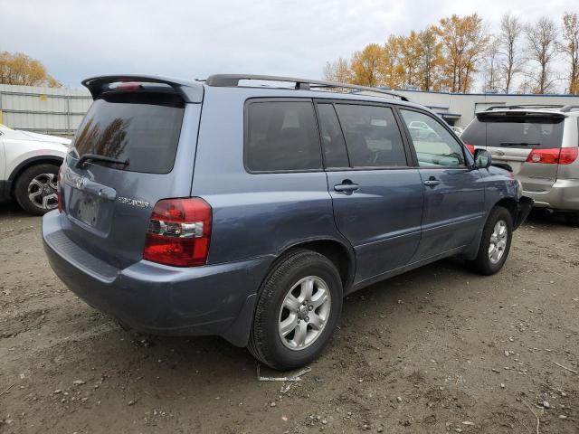 JTEGD21A370157856 - 2007 TOYOTA HIGHLANDER BLUE photo 3