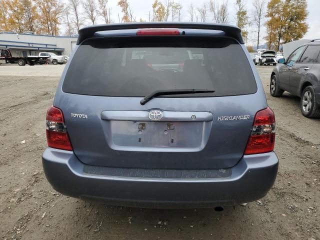 JTEGD21A370157856 - 2007 TOYOTA HIGHLANDER BLUE photo 6