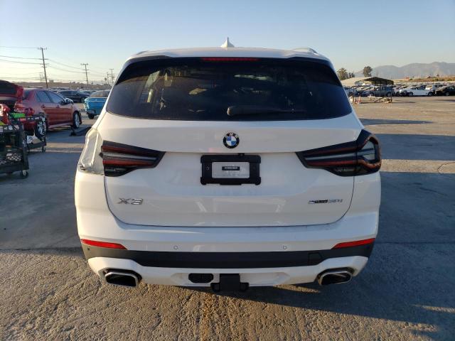 5UX43DP08N9J85714 - 2022 BMW X3 SDRIVE30I WHITE photo 6