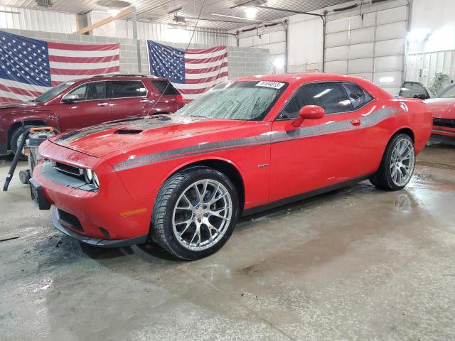 2C3CDZBT6FH737015 - 2015 DODGE CHALLENGER SXT PLUS RED photo 1