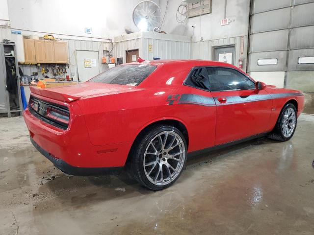 2C3CDZBT6FH737015 - 2015 DODGE CHALLENGER SXT PLUS RED photo 3