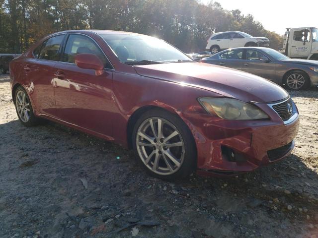 JTHBK262372032395 - 2007 LEXUS IS 250 RED photo 4