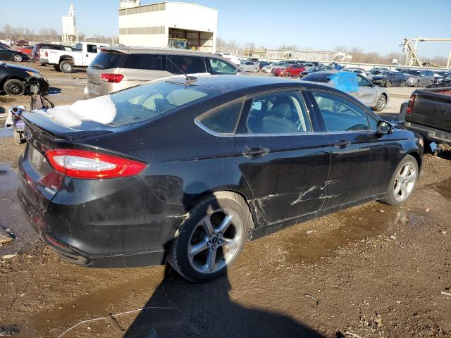 3FA6P0H90FR268361 - 2015 FORD FUSION SE BLACK photo 3