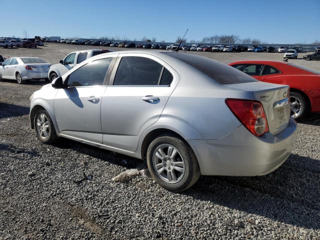 1G1JC5SH3E4233925 - 2014 CHEVROLET SONIC LT SILVER photo 2