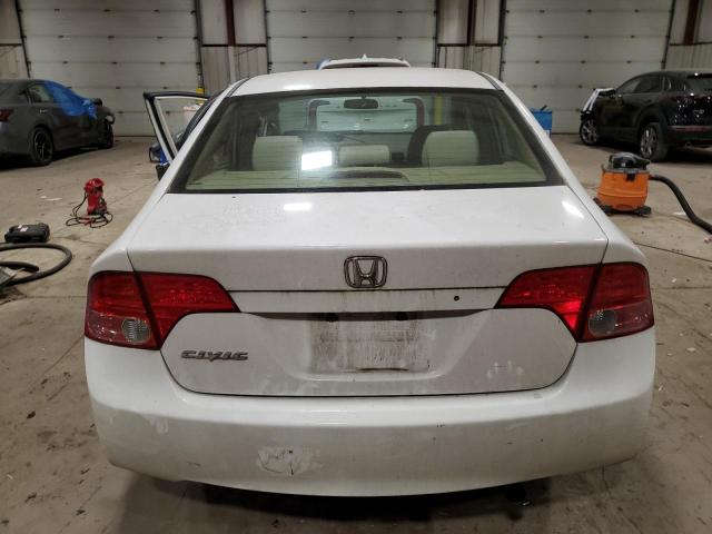 2HGFA158X7H502100 - 2007 HONDA CIVIC EX WHITE photo 6