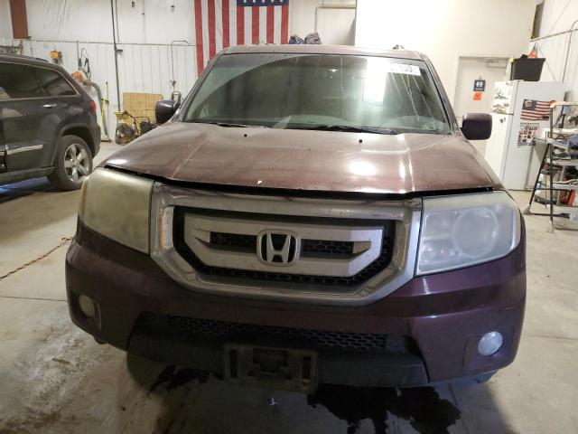 5FNYF4H51AB037814 - 2010 HONDA PILOT EXL MAROON photo 5