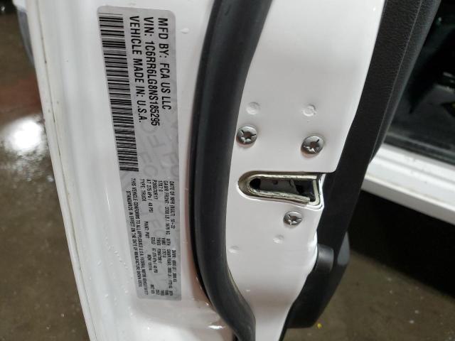 1C6RR6LG8NS185295 - 2022 RAM 1500 CLASS SLT 白色 照片 12