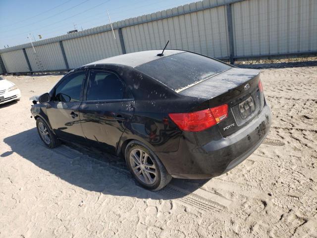 KNAFU4A21B5361715 - 2011 KIA FORTE EX BLACK photo 2