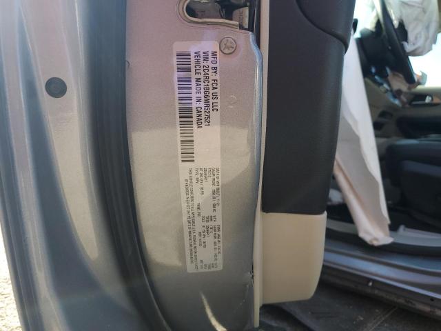 2C4RC1BG6MR527521 - 2021 CHRYSLER PACIFICA TOURING L SILVER photo 13