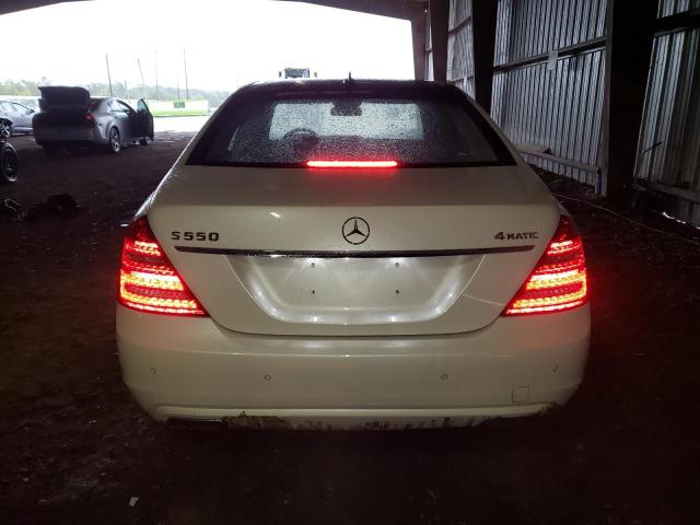 WDDNG9EB4CA472478 - 2012 MERCEDES-BENZ S 550 4MATIC WHITE photo 6