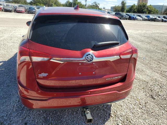 LRBFXCSA5LD108784 - 2020 BUICK ENVISION ESSENCE წითელი ფოტო 6