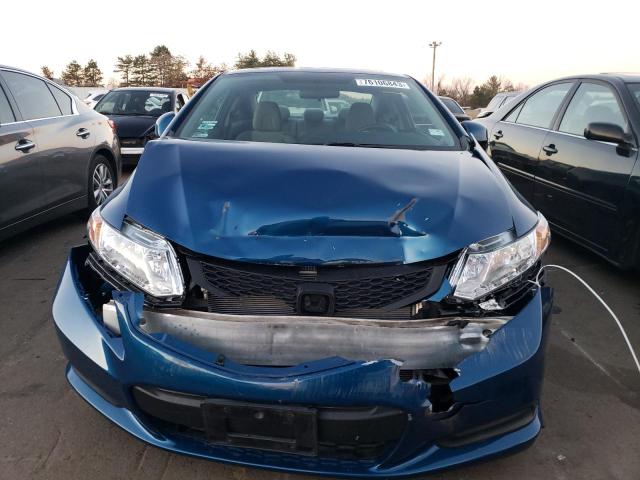 2HGFG3B88CH522533 - 2012 HONDA CIVIC EX BLUE photo 5