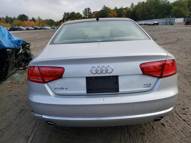 WAURMAFD2EN013576 - 2014 AUDI A8 L TDI QUATTRO SILVER photo 6