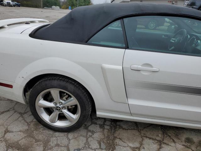 1ZVHT85H295117227 - 2009 FORD MUSTANG GT WHITE photo 10