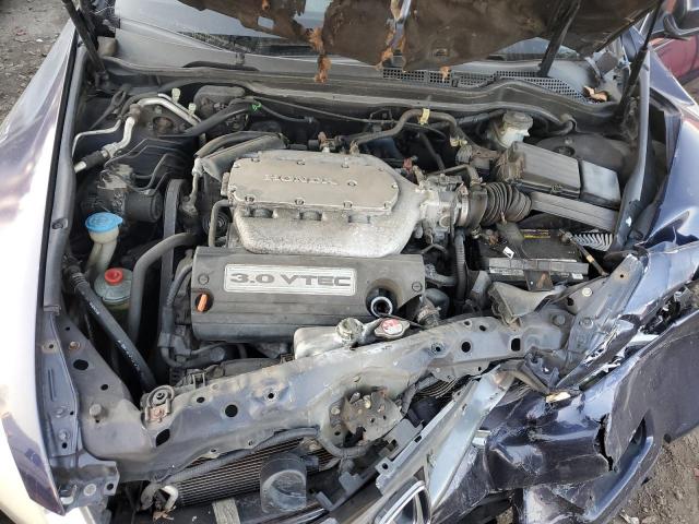 1HGCM66507A042617 - 2007 HONDA ACCORD EX BLUE photo 11