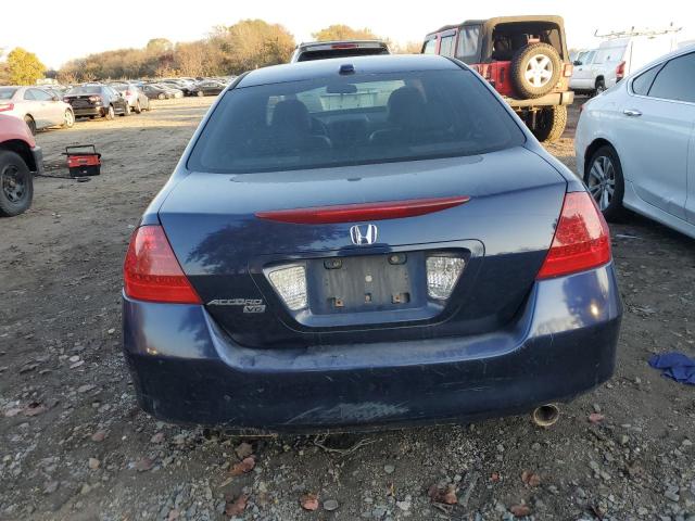 1HGCM66507A042617 - 2007 HONDA ACCORD EX BLUE photo 6