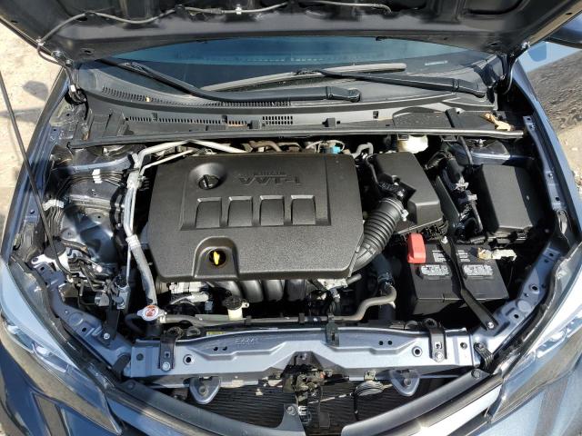 2T1BURHE4KC225130 - 2019 TOYOTA COROLLA L GRAY photo 11