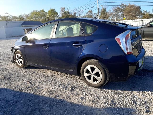 JTDKN3DU7D1693884 - 2013 TOYOTA PRIUS BLUE photo 2