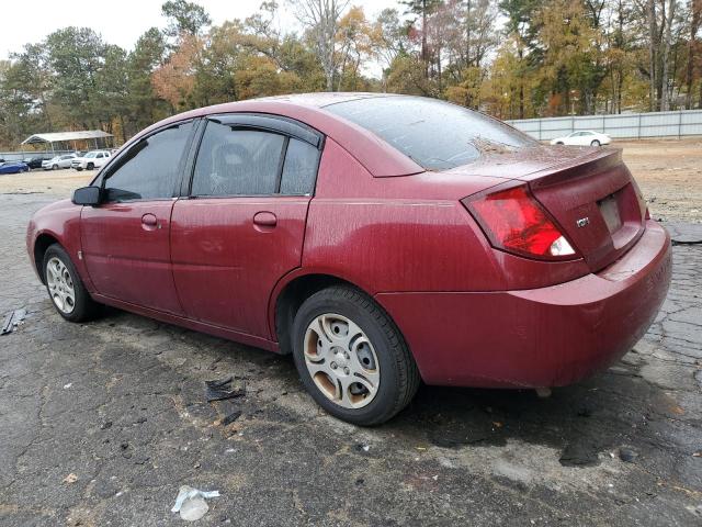 1G8AJ52F04Z214904 - 2004 SATURN ION LEVEL 2 勃艮第红 照片 2