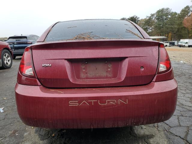 1G8AJ52F04Z214904 - 2004 SATURN ION LEVEL 2 勃艮第红 照片 6