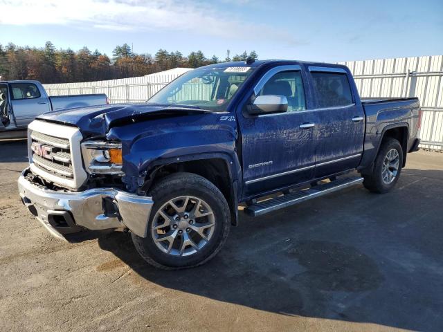 3GTU2VEC3EG143152 - 2014 GMC SIERRA K1500 SLT BLUE photo 1