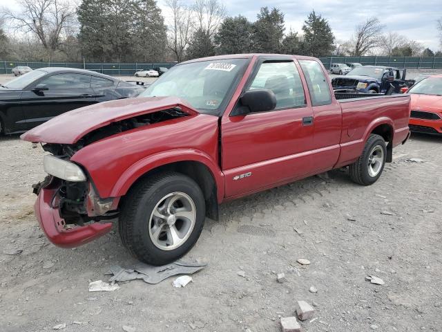 1GCCS19X238267160 - 2003 CHEVROLET S TRUCK S10 BURGUNDY photo 1