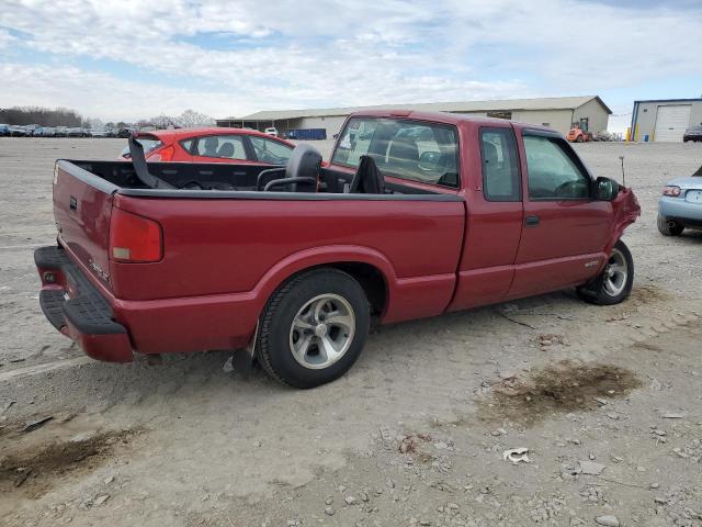 1GCCS19X238267160 - 2003 CHEVROLET S TRUCK S10 BURGUNDY photo 3