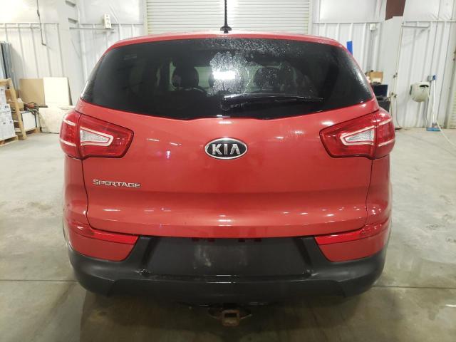 KNDPBCA2XC7219263 - 2012 KIA SPORTAGE LX RED photo 6