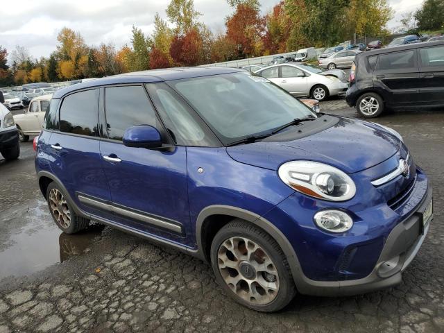 ZFBCFADH9FZ035306 - 2015 FIAT 500L TREKKING BLUE photo 4