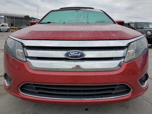 3FAHP0JG8CR389992 - 2012 FORD FUSION SEL RED photo 5