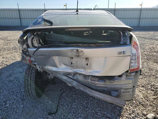 JTDKN3DU5D0347516 - 2013 TOYOTA PRIUS SILVER photo 6