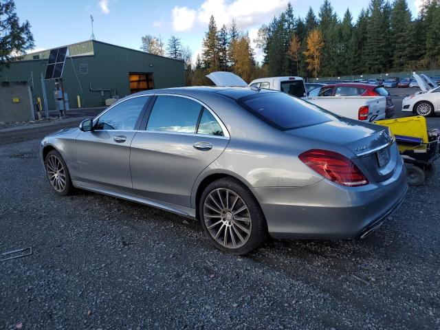 WDDUG8CB7FA122257 - 2015 MERCEDES-BENZ S 550 GRAY photo 2