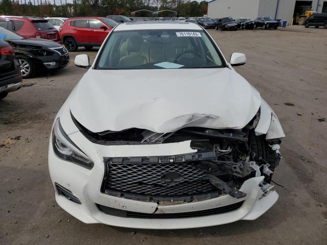 JN1BV7AR2FM407046 - 2015 INFINITI Q50 BASE WHITE photo 5