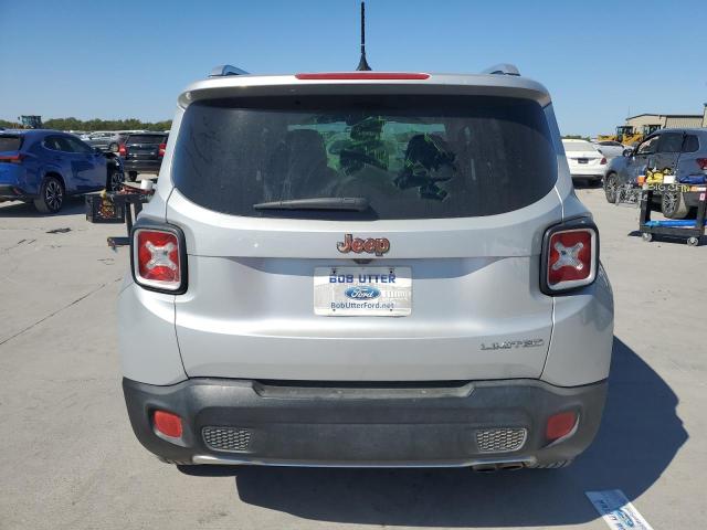 ZACCJADB1HPG29557 - 2017 JEEP RENEGADE LIMITED SILVER photo 6