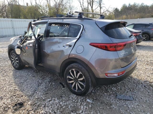 KNDPNCAC7K7512407 - 2019 KIA SPORTAGE EX SILVER photo 2