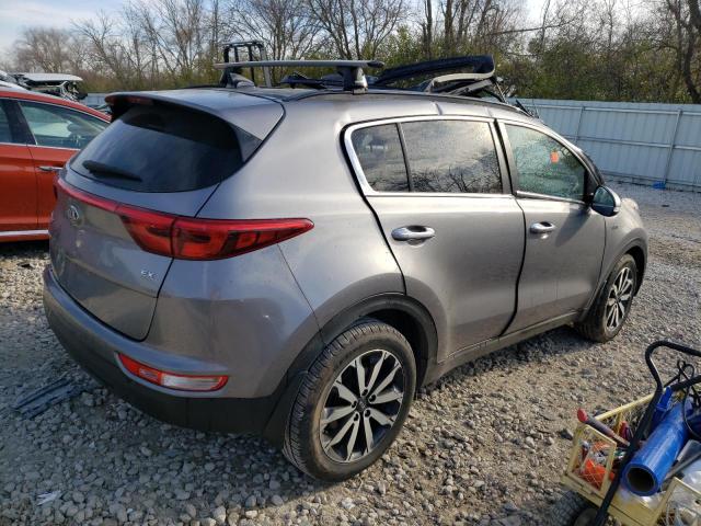 KNDPNCAC7K7512407 - 2019 KIA SPORTAGE EX SILVER photo 3