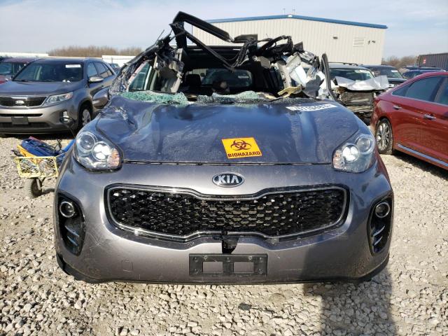 KNDPNCAC7K7512407 - 2019 KIA SPORTAGE EX SILVER photo 5