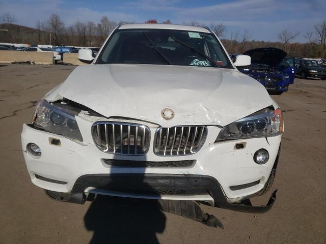 5UXWX9C51E0D09650 - 2014 BMW X3 XDRIVE28I WHITE photo 5