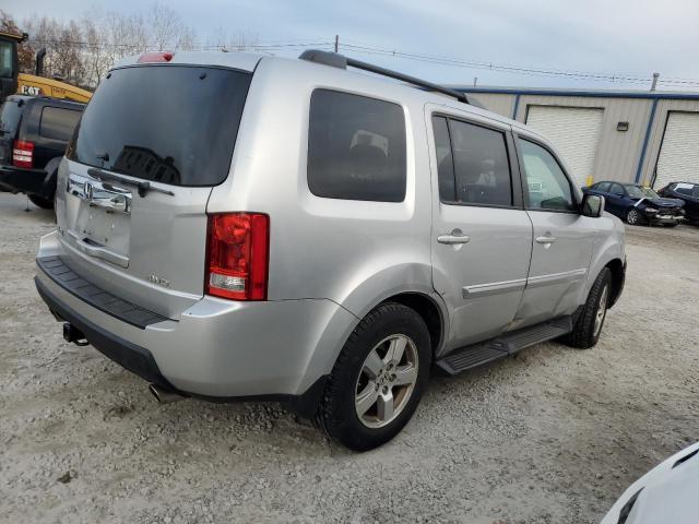 5FNYF4H59BB035505 - 2011 HONDA PILOT EXL SILVER photo 3