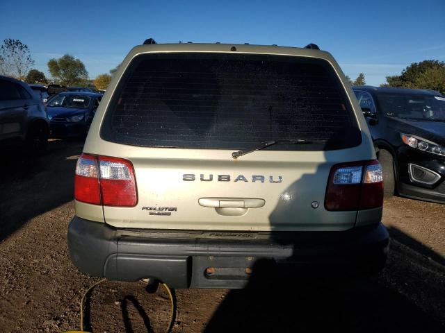 JF1SF63512H721200 - 2002 SUBARU FORESTER L TAN photo 6