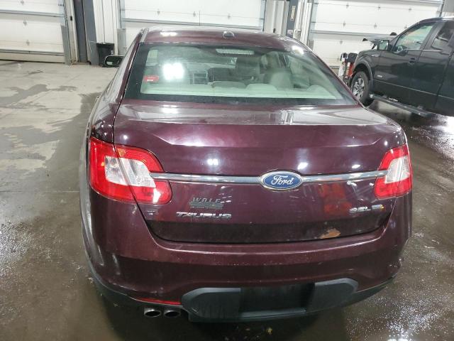 1FAHP2HW0BG147356 - 2011 FORD TAURUS SEL MAROON photo 6